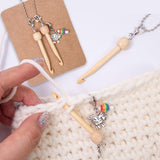 Maxbell Mini Crochet Hook with Cover Lightweight Portable for Thread Sewing Trimming