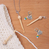 Maxbell Mini Crochet Hook with Cover Lightweight Portable for Thread Sewing Trimming