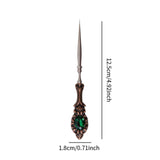 Maxbell Vintage Sewing Awl Metal Embroidery Awl for Stitching Cross Stitch DIY Craft
