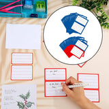 Maxbell 200Pcs Handwriting Blank Address Shipping Labels for Office Package Birthday blue