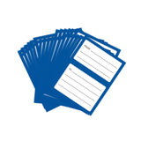 Maxbell 200Pcs Handwriting Blank Address Shipping Labels for Office Package Birthday blue