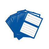 Maxbell 200Pcs Handwriting Blank Address Shipping Labels for Office Package Birthday blue
