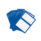Maxbell 200Pcs Handwriting Blank Address Shipping Labels for Office Package Birthday blue