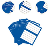 Maxbell 200Pcs Handwriting Blank Address Shipping Labels for Office Package Birthday blue