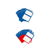 Maxbell 200Pcs Handwriting Blank Address Shipping Labels for Office Package Birthday blue