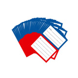 Maxbell 200Pcs Handwriting Blank Address Shipping Labels for Office Package Birthday blue and red
