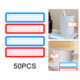 Maxbell 50 Sheets Blank Mail Address Label Stickers for Package Mailing Box Birthday