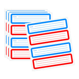 Maxbell 50 Sheets Blank Mail Address Label Stickers for Package Mailing Box Birthday
