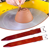 Maxbell 2x Pottery Trimming Tools Professional Clay Sculpting Tools for Modeling DIY