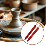 Maxbell 2x Pottery Trimming Tools Professional Clay Sculpting Tools for Modeling DIY