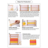 Maxbell Small Weaving Loom Weaving Frame Weave Board for Handcrafts DIY Wall Hanging
