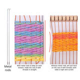 Maxbell Small Weaving Loom Weaving Frame Weave Board for Handcrafts DIY Wall Hanging