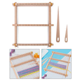 Maxbell Small Weaving Loom Weaving Frame Weave Board for Handcrafts DIY Wall Hanging
