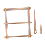 Maxbell Small Weaving Loom Weaving Frame Weave Board for Handcrafts DIY Wall Hanging