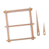 Maxbell Small Weaving Loom Weaving Frame Weave Board for Handcrafts DIY Wall Hanging