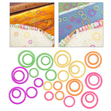 Maxbell Stitch Markers Lightweight Easy Carrying Sewing Tool for Weaving Sewing Knit