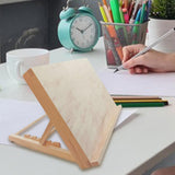 Maxbell Tabletop Easel Portable Wooden Drawing Easel for Beginners Cookbook Painting