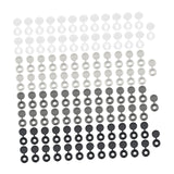 Maxbell 100x Washer Flip Tops Snap Washer Covers Furniture Multifunction Snap Covers