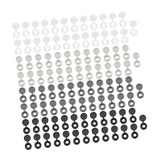 Maxbell 100x Washer Flip Tops Snap Washer Covers Furniture Multifunction Snap Covers