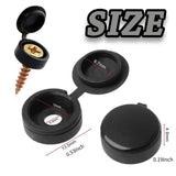 Maxbell 200Pcs Washer Flip Tops Wear Resistant Easy Installation Supplies Screw Caps