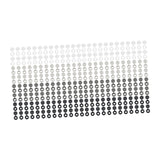 Maxbell 200Pcs Washer Flip Tops Wear Resistant Easy Installation Supplies Screw Caps