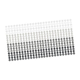 Maxbell 200Pcs Washer Flip Tops Wear Resistant Easy Installation Supplies Screw Caps