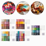 Maxbell 20 Pieces Latch Hook Kits Crocheting Rug Yarn Cushion Cover Needlecraft Yarn A