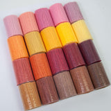 Maxbell 20 Pieces Latch Hook Kits Crocheting Rug Yarn Cushion Cover Needlecraft Yarn B