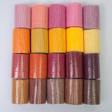 Maxbell 20 Pieces Latch Hook Kits Crocheting Rug Yarn Cushion Cover Needlecraft Yarn B