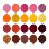 Maxbell 20 Pieces Latch Hook Kits Crocheting Rug Yarn Cushion Cover Needlecraft Yarn B