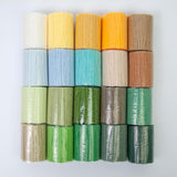 Maxbell 20 Pieces Latch Hook Kits Crocheting Rug Yarn Cushion Cover Needlecraft Yarn C