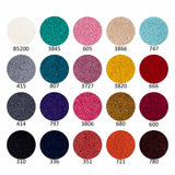 Maxbell 20 Pieces Latch Hook Kits Crocheting Rug Yarn Cushion Cover Needlecraft Yarn D