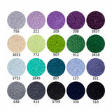 Maxbell 20 Pieces Latch Hook Kits Crocheting Rug Yarn Cushion Cover Needlecraft Yarn E