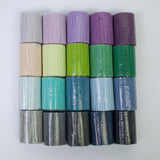 Maxbell 20 Pieces Latch Hook Kits Crocheting Rug Yarn Cushion Cover Needlecraft Yarn E