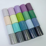 Maxbell 20 Pieces Latch Hook Kits Crocheting Rug Yarn Cushion Cover Needlecraft Yarn E