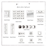 Maxbell 29 Pieces Wooden Rubber Stamps Multiple Size for Drawing Stationery Painting