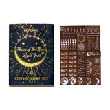 Maxbell 29 Pieces Wooden Rubber Stamps Multiple Size for Drawing Stationery Painting
