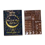 Maxbell 29 Pieces Wooden Rubber Stamps Multiple Size for Drawing Stationery Painting