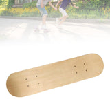 Maxbell DIY Blank Skateboard Deck Double Sided Home Decor Replacement for Boys Girls 43CM