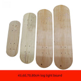 Maxbell DIY Blank Skateboard Deck Double Sided Home Decor Replacement for Boys Girls 43CM