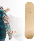 Maxbell DIY Blank Skateboard Deck Double Sided Home Decor Replacement for Boys Girls 60CM