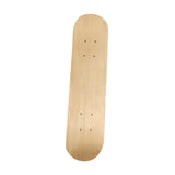 Maxbell DIY Blank Skateboard Deck Double Sided Home Decor Replacement for Boys Girls 60CM