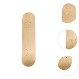 Maxbell DIY Blank Skateboard Deck Double Sided Home Decor Replacement for Boys Girls 60CM