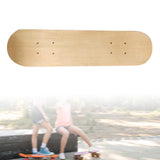 Maxbell DIY Blank Skateboard Deck Double Sided Home Decor Replacement for Boys Girls 60CM