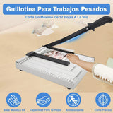 Maxbell Manual Paper Cutter Craft Projects Paper Trimmer for Card Coupons Commercial