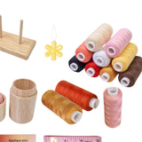 Maxbell Sewing Threads Kit Sewing Supplies for Hand Sewing Sewing Machine Embroidery Set A