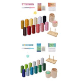 Maxbell Sewing Threads Kit Sewing Supplies for Hand Sewing Sewing Machine Embroidery Set A