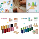 Maxbell Sewing Threads Kit Sewing Supplies for Hand Sewing Sewing Machine Embroidery Set A