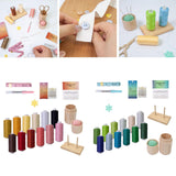 Maxbell Sewing Threads Kit Sewing Supplies for Hand Sewing Sewing Machine Embroidery Set A