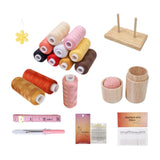 Maxbell Sewing Threads Kit Sewing Supplies for Hand Sewing Sewing Machine Embroidery Set A